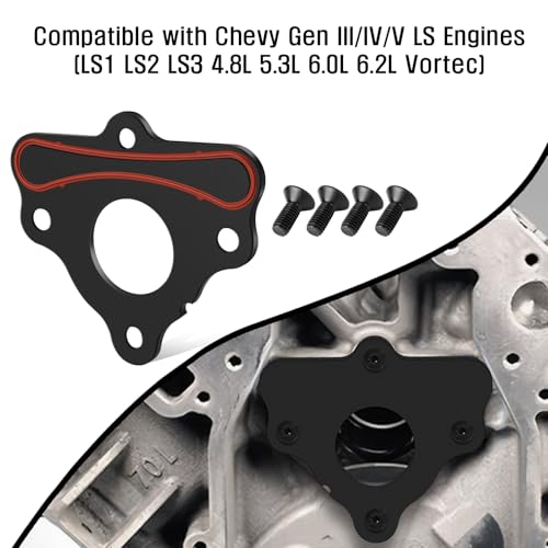 Camshaft Retainer Plate Kit for GM LS LT Engines, Gasket Bolt