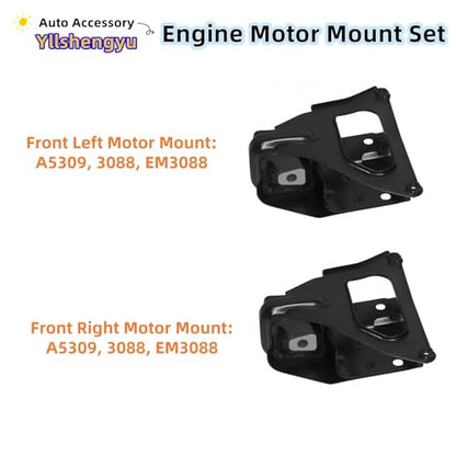 Engine Motor Transmission Mount Kit for Multiple 3.8L V6 - size: 2000-2005 Impala V6 3.8L