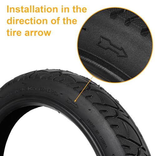 14x2.125 54-254 E-Bike Tire and Tube Set for E-Scooter, Kids Bike- 1 Pack - color: 1 PACK