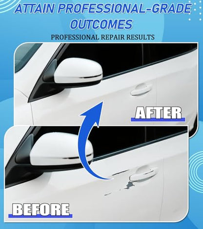 Black Touch Up Paint for Cars, Car Paint Touch Up Pen with Varnish Clear Coat Pen 2pcs, Car Scratch Repair Pen, Lasting Auto Scratch Remover, Quick and Easy Fix Vehicles Chip Rim Scuff Repair - color: Black+Varnish