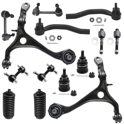 Detroit Axle - 14pc End Suspension Kit for Acura 2004-2008 TSX 2003-2007 - size: 14CS34607/14PC