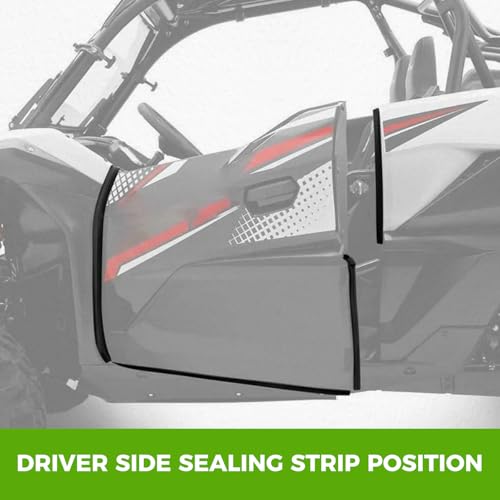 Cab Seal Kit for Kawasaki Teryx KRX 1000, 99994-1346 Rubber door and seat seal fits for Kawasaki 2020-2025