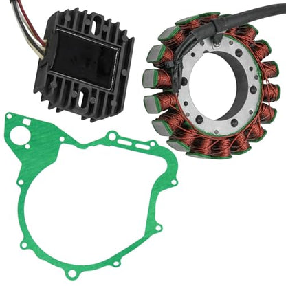 Replacement For Stator Regulator Rectifier W/Gasket for Yamaha V-Star 650 Classic XVS650 2001-03 Mod-C26C-59396