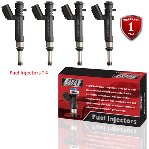 Set of 4 Fuel Injectors 16600-1KT0A FJ1192 Replacement - size: FJ1192