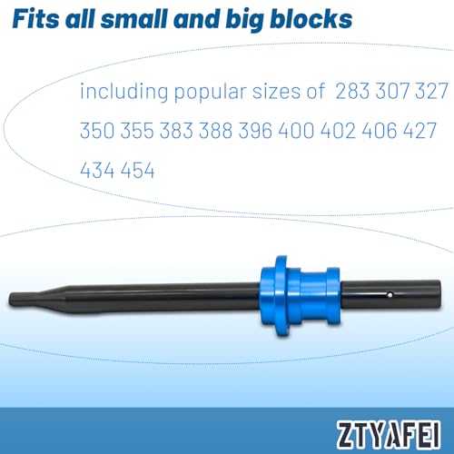 Oil Pump Primer Tool for GM Chevy V6 V8 SBC & BBC Engines - Compatible with 283 305 327 350 454 Small/Big Block, Use with 3/8" or 1/2" Chuck Drill (Blue) - color: Blue