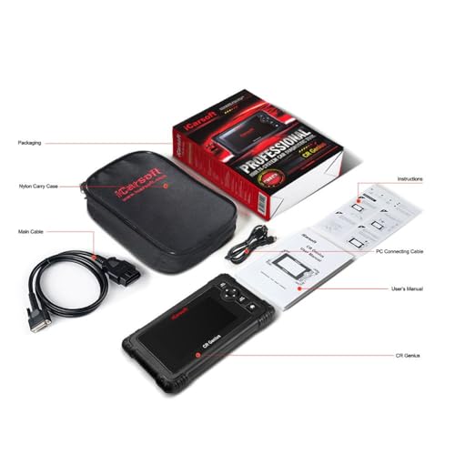 iCarsoft CR Genius 5'' Multi-Brand Vehicle Multi-Systems/Quick Test/Actuation Test/Touch Screen Car Diagnostic Scan Tool - size: 5'' Large