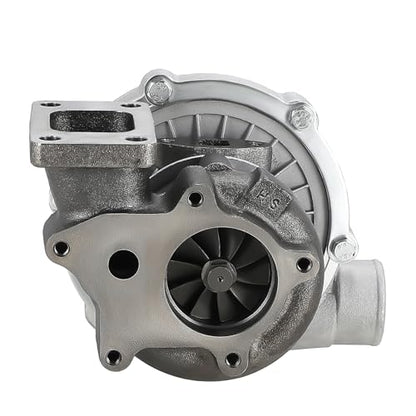 maXpeedingrods T04E T3 T4 Turbo Turbocharger Kit 400HP with Wastegate + Oil Feed Return Line Kit