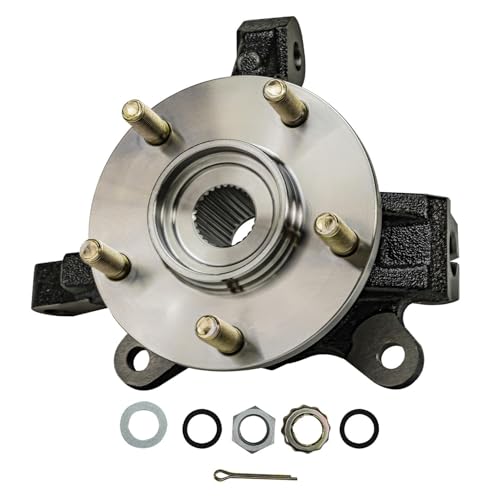 Detroit Axle - Front Left Steering Knuckle and Wheel Hub Bearing CV Axle - size: 2UX47814/Pair