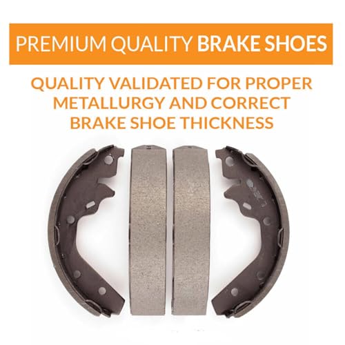 Replacement Rear Drum Brake Shoes Set - For 2005-2008 Chevrolet GMC Silverado Sierra 1500 modles(S855) - style: S855V