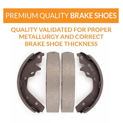 Replacement Rear Drum Brake Shoes Set - For 2005-2008 Chevrolet GMC Silverado Sierra 1500 modles(S855) - style: S855V