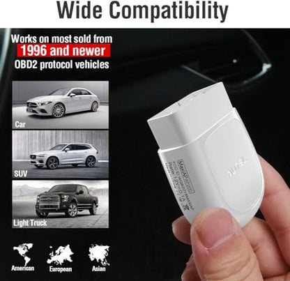 Autel AP200 Bluetooth OBD2 Scanner, Full Systems Diagnoses and 19 Services