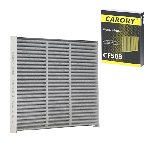 CARORY Cabin Air Filter w/Activated Carbon for Kia Niro (2017-2022), Niro EV (2019-2022), Hyundai Ioniq (2017-2019), OE# 97133-0Z000, 97133-G2000, 97133F2100, CF12508, WP2064, CUK24004, CF508 - size: 7.7" x 9.5" x 0.8"