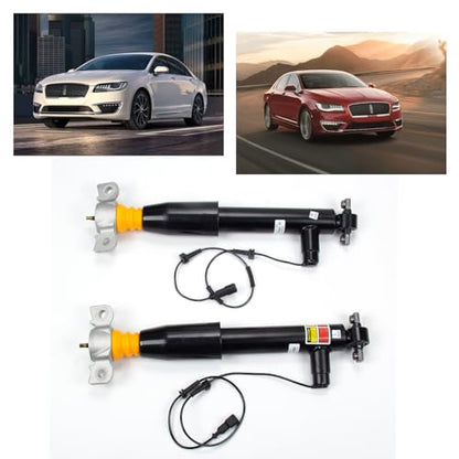 2PCS Rear Suspension Struts Shock Absorbers w/Electronic Compatible with 2013-2020 Lincoln MKZ, Replacement Struts Shocks Assembly - size: F370