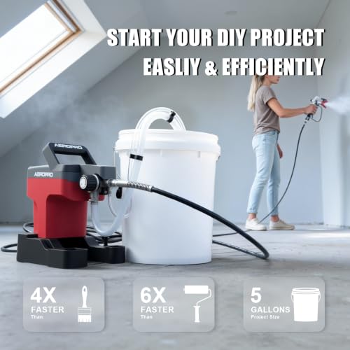 AEROPRO Tools 750W Airless Paint Sprayer for House Painting, 3000PSI