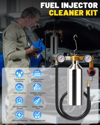 Fuel Injector Cleaner Kit, 1000ml 150PS Non-Dismantle Automotive Tool