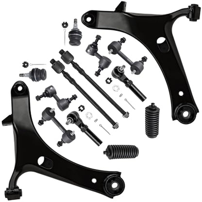 Detroit Axle - 14pc Front End Suspension Kit for 2005-2009 Subaru Outback - size: 14CS48108/14PC