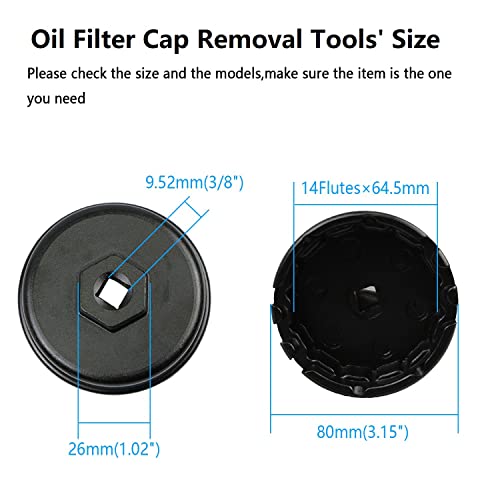Oil Filter Wrench Removal Tool for 1.8L 4 Cylinder Engine