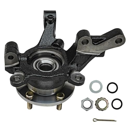 Detroit Axle - Front Left Steering Knuckle and Wheel Hub Bearing CV Axle - size: 2UX47814/Pair