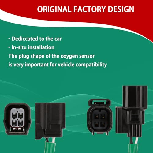 234-9091 234-4462 Oxygen Sensor 2PCS Compatible with HONDA ACURA - size: (2 PCS) 234-4462 234-9091