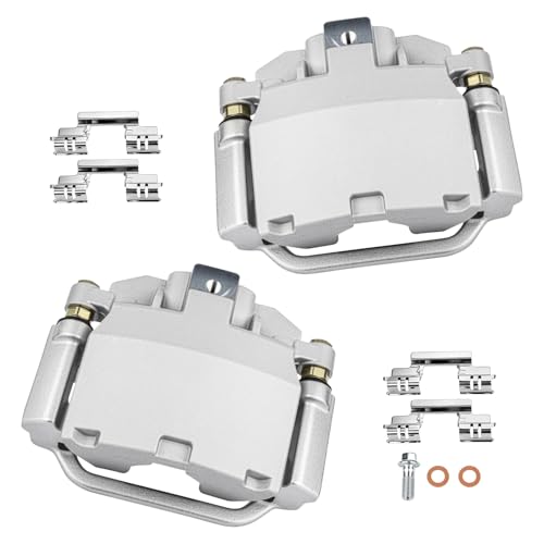 cciyu Rear Left & Right Disc Brake Calipers w/Bracket 18-B5030 18-B5031 - size: Rear[18-B5030+18-B5031]