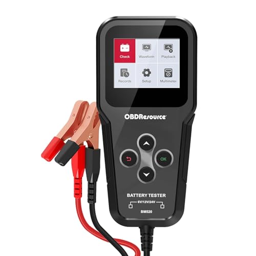 OBDResource Battery Load Tester, Professional Automotive Battery Analyzer - color: black