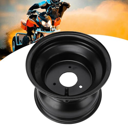 Asixxsix 18X9.50-8 ATV Wheel Rim, High Strength Metal Wheel Rim Hub, 8 Inch Go Kart for Atvs, Go Karts, Off Road Vehicles, and Quad Bikes (3 Hole) - size: 3 Hole