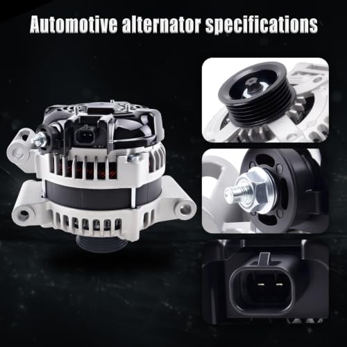 Alternator for 2006-2007 Cobalt/HHR L4 2.4L,2005-2006 Pursuit 11140N - size: 2005-2007 Cobalt L4 2.2L