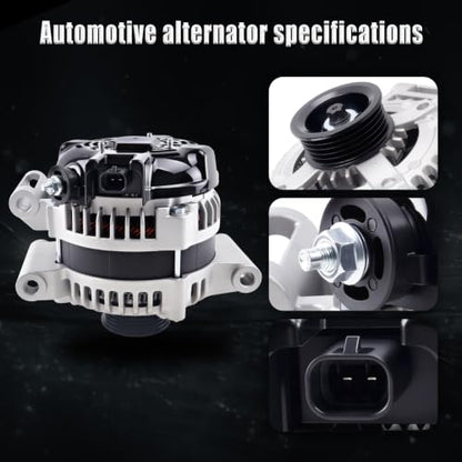 Alternator for 2006-2007 Cobalt/HHR L4 2.4L,2005-2006 Pursuit 11140N - size: 2005-2007 Cobalt L4 2.2L