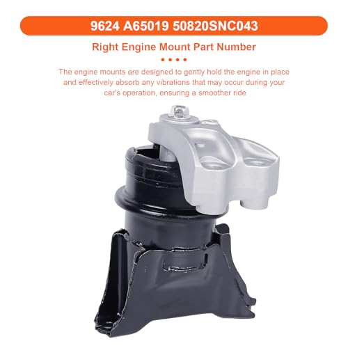 Engine Motor Mount Compatible with Honda Civic 2006-2011 L4 1.3L ,Replacement for A65019 A65029 A4585 - size: CR-V 06-11 L4 1.3L