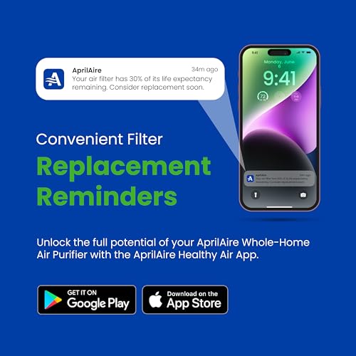 Genuine AprilAire 210 Replacement Filter for AprilAire Whole-House Air Purifiers - MERV 11, Clean Air & Dust, 20x25x4 Air Filter (Pack of 1)