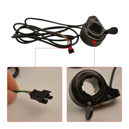 2Pcs Thumb Throttle Speed Control, 7/8inch Universal E-Bike Thumb Throttle