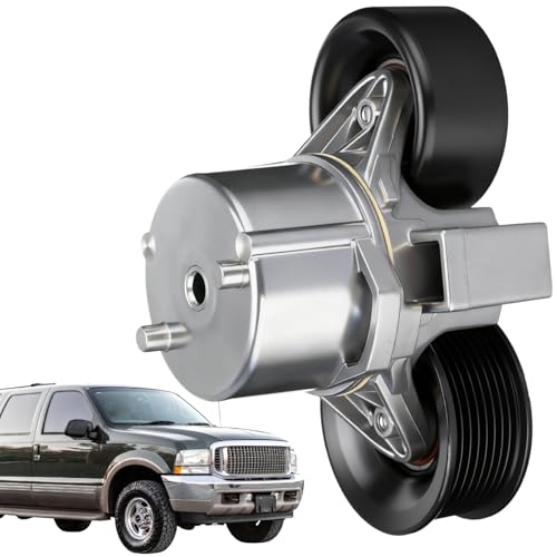 Belt Tensioner with Pulley Fit for Ford Excursion 2000-2003, F-250 F-350 - size: F8UZ6B209CA