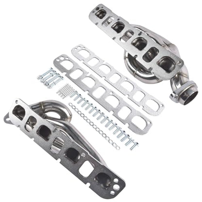 Exhaust Shorty Headers Manifold Replacement for Ram V8 5.7L 345