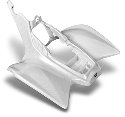 Maier USA Rear Fender Compatible/Replacement for 06-14 Honda TRX450R/ER - Pearl White Carbon Fiber - 11752-31 - color: Pearl White Carbon Fiber