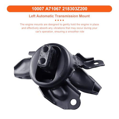 Engine Motor Mount Set & Trans Mount,Replacement for A71065 A71067 - size: Kia Soul 14-19 L4 1.6L/2.0L