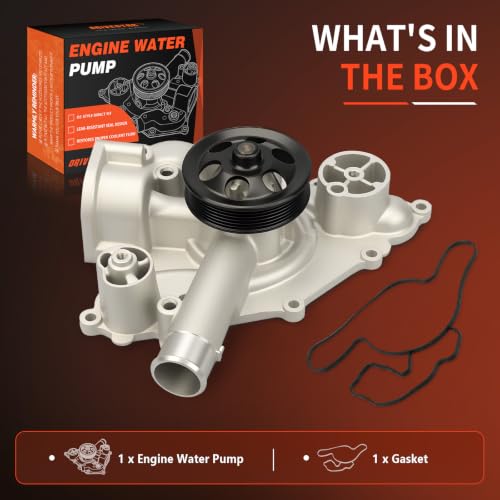 AW6653 Engine Water Pump w/Gasket for Dodge Charger Challenger - size: AW6653