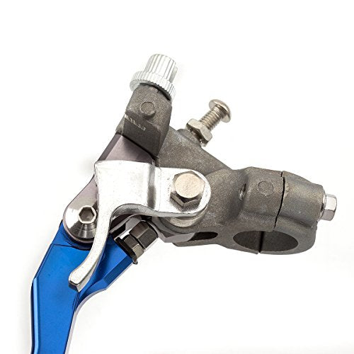 Dirt Bike Brake Master Cylinder Reservoir Cable Clutch Levers for YZ80/85 YZ125/250 YZ250F YZ426F/450F WR250F WR450F YZ65 YZ125X YZ250X YZ250FX YZ450FX TT250R XT250 TTR125 TTR230 - color: Blue