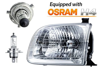 APA Replacement for Headlamps 2000 2001 2002 2003 2004 Tundra (Double Cab Model ONLY) 2001 2002 2003 2004 Sequoia Driver Left Side 811500C020 TO2502144 - color: 2001-2004 Sequoia Driver Side