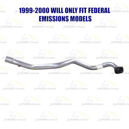 Northeastern Exhaust | Stainless Steel Exhaust Tail Pipe Compatible for 4Runner 1996-2002 3.4L | Free Gasket, Hanger and Bolts & Nuts Included | Automotive Replacement Part