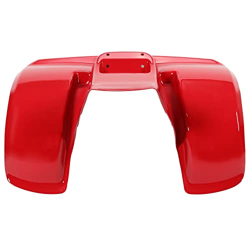 KUAFU Fender Compatible with ATC70 Mudguard Mud Flaps Fender Protector - color: Red, size: Rear