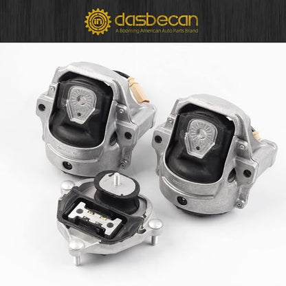Dasbecan 3PCS Engine Motor Trans Mount Compatible with Audi A4 A5 2008-2017