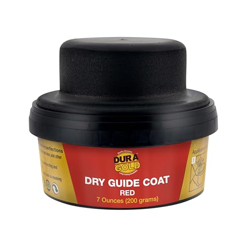 Dura-Gold Premium Red Dry Guide Coat Kit, 7 Ounces (200 Grams) - Powder - color: Red