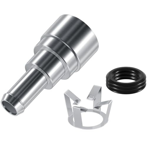 800-409HP Coolant Connector HVAC Heater Hose Connector, 3/4In Tube x 5/8In Hose, Stainless Steel, Fit for Chevy GMC Ford Silverado Sierra Yukon Escalade, Replace 15792820, 800409, 15151875, 2 Packs