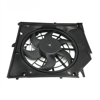 PartsFlow Radiator Cooling Fan Assembly For 1999 2000 2001 2002 2003 2004 2005 BMW E46 325i 328i 330i 17117561757 - color: For 99-06 BMW