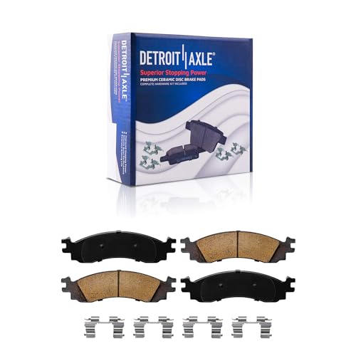 Detroit Axle - 8pc Drilled & Slotted Brake Kit for 06-10 Ford Explorer - size: 8PR2600140/kit