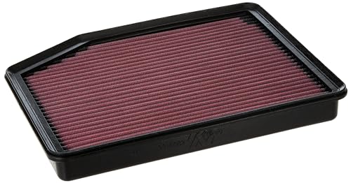 K&N High-Flow Original Lifetime Engine Air Filter: Increase Power: Premium, Washable: Compatible with 2011-2019 Merecedes Benz: (See Product Description for Select Models), 33-2474