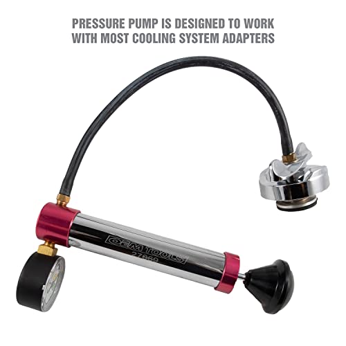 OEMTOOLS 27069 Cooling System Pressure Test Pump for Most Cooling Systems