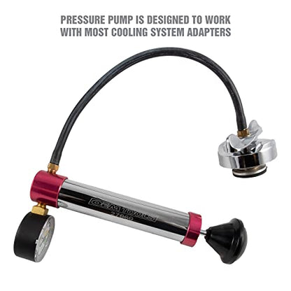 OEMTOOLS 27069 Cooling System Pressure Test Pump for Most Cooling Systems
