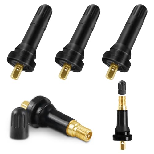 TPMS Valve Stem, TPMS 20008 Tire Valve Stems, TPMS Snap-in Tire Pressure Sensor Valve Stem (5Pcs)