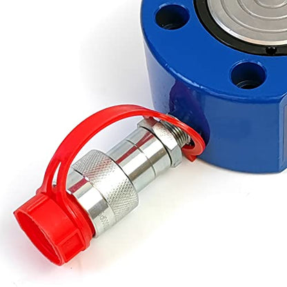 AMZCNC 5 Ton Low Profile Hydraulic Ram Cylinder, 7mm Stroke - size: 5T